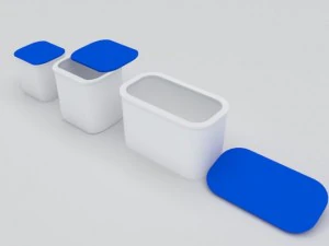 Tupperware 3D Modell