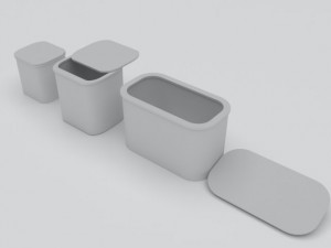 tupperware Modelo 3D