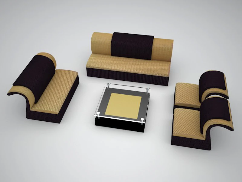 sofa 3D Model .c4d .max .obj .3ds .fbx .stl .blend 