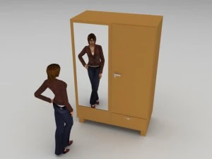 almirah Modello 3D