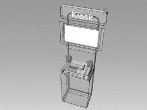 kiosk Model 3D