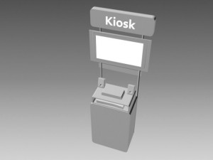 kiosk Model 3D