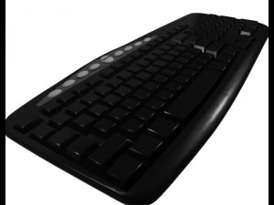 keyboard black 3D Model