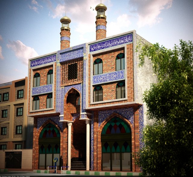 mosque 3D Model .c4d .max .obj .3ds .fbx .stl .blend 