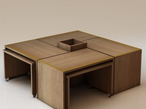 6 table 3D Model