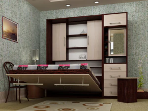 wall bed collection 3D Model