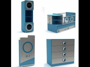 baby bed sets Modelo 3D