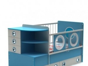 baby bed sets 3D 모델