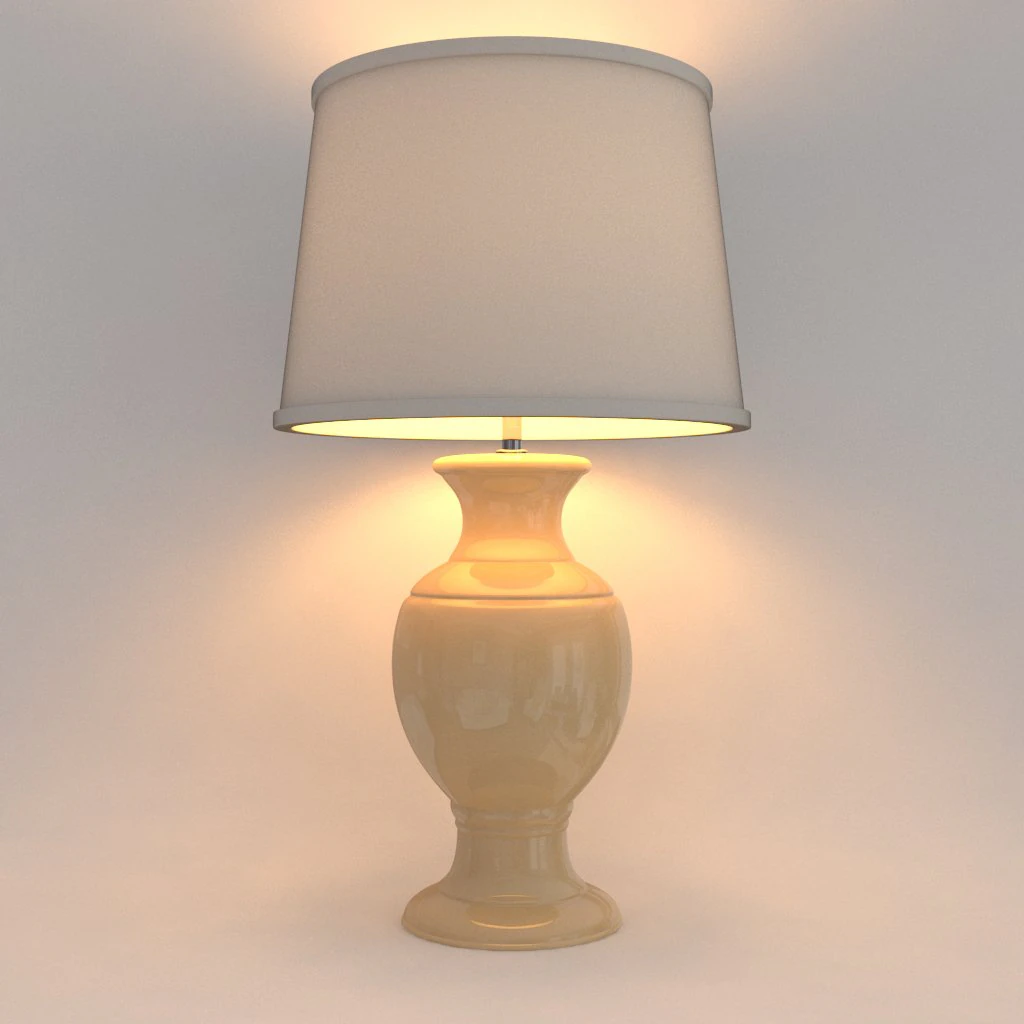 tablelamp003 3D Model .c4d .max .obj .3ds .fbx .stl .blend 