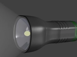 model senter sederhana Model 3D