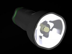 simple flashlight model Modello 3D