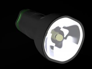 simple flashlight model 3D Model