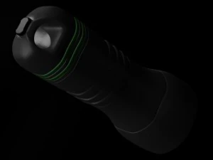 simple flashlight model 3D Model