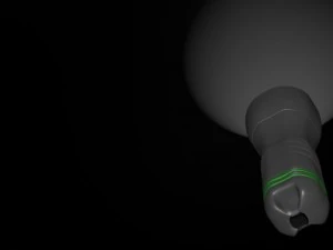 simple flashlight model 3D Model