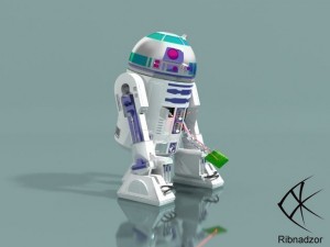 r2d2 Model 3D
