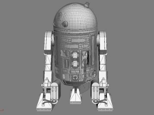 r2d2 3D Model