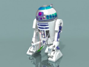 r2d2 Model 3D