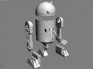 r2d2 3D Model