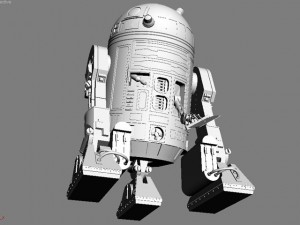 r2d2 Model 3D