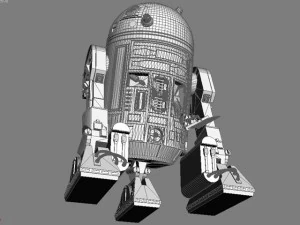 r2d2 3D Model