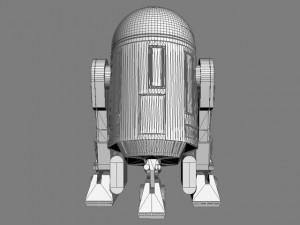r2d2 Model 3D