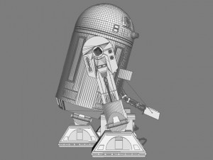 r2d2 Model 3D