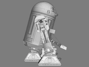 r2d2 3D Model