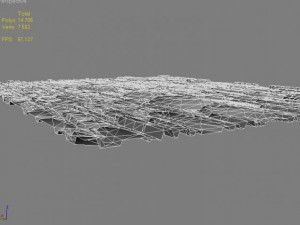 stone wall 3D-Modell