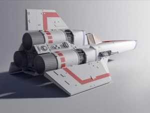 colonial viper mk i 3D Model
