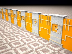 wall interior 3D 모델