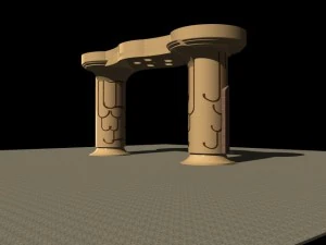 gro&szlig;er Bogen 3D Modell