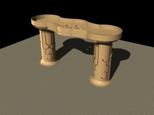 gro&szlig;er Bogen 3D Modell