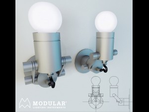 modular nomad minimal e27 ultra short Modèle 3D