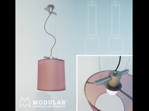modular nomad minimal e27 suspension Modèle 3D