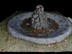 ruins of a fountain Modelo 3D