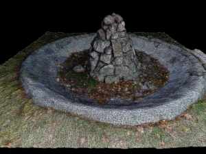 ruins of a fountain 3D Model