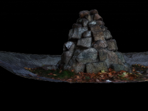 ruins of a fountain Modelo 3D