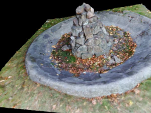 ruins of a fountain 3D Model