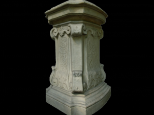 sandstone pedestal Modelo 3D