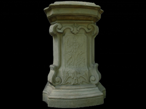 sandstone pedestal Modelo 3D