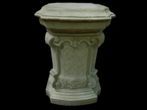 sandstone pedestal 3D Model
