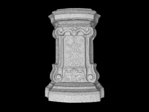 sandstone pedestal 3D Model