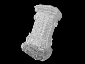 sandstone pedestal 3D Model