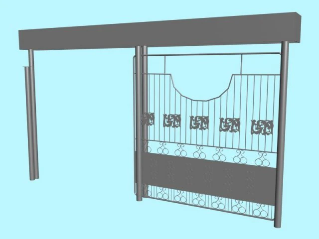 gate 3D Model .c4d .max .obj .3ds .fbx .stl .blend 