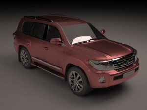 toyota land cruiser 200 2013 3D Model