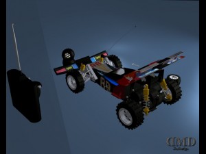 remote control car 001 Model 3D