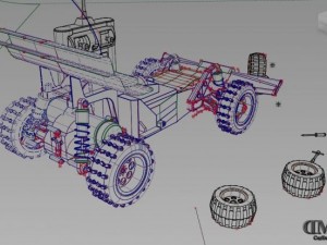 remote control car 001 Model 3D