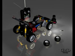 remote control car 001 3D Model