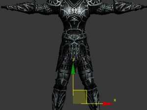 character with armor 3D Модель