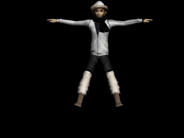 winter character suit 3D Model .c4d .max .obj .3ds .fbx .stl .blend 